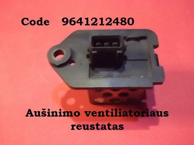 Dzesēšanas ventilatora relejs 9641212480