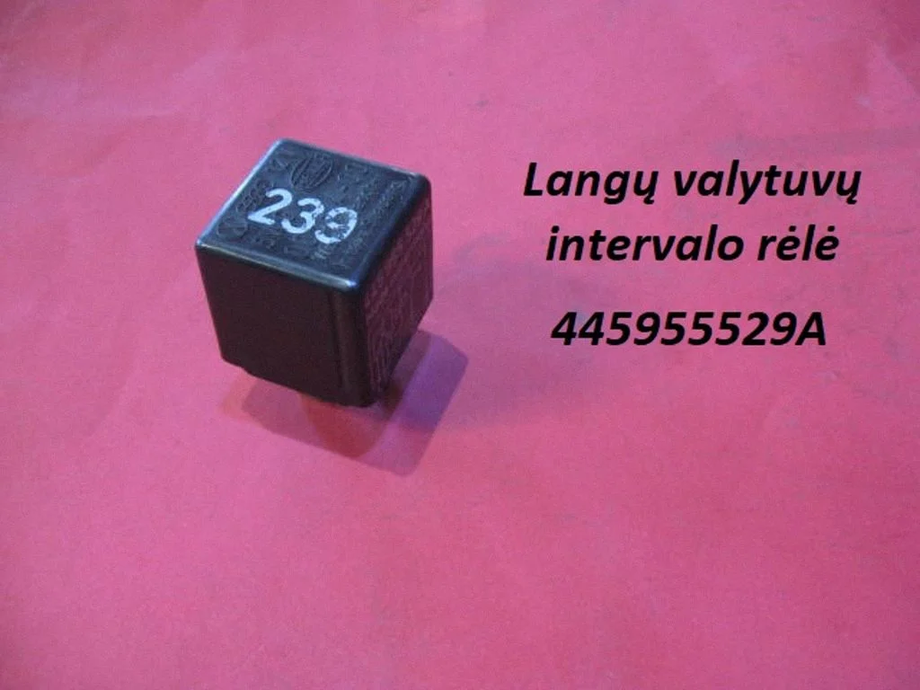 Klaasipuhastite intervallrelee – Audi A6 Allroad C5 (1999-2005)