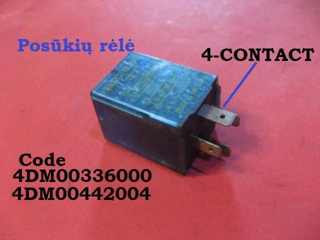 Tulede relee 4DM00336000