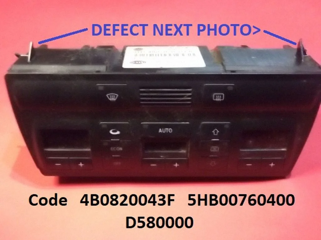 Climate control unit – Audi A6 Allroad C5 (1999-2005)