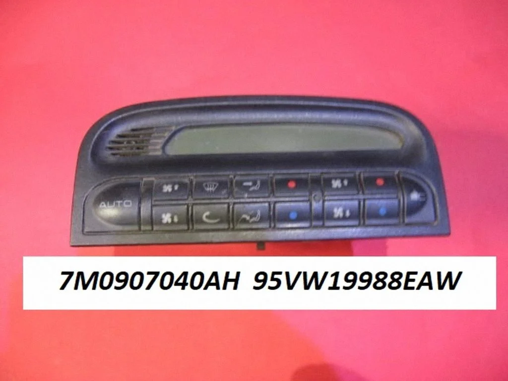 Gaisa kondicioniera/klimata/sildītāja vadības bloks (salonā) – Volkswagen Sharan (1996-2000)