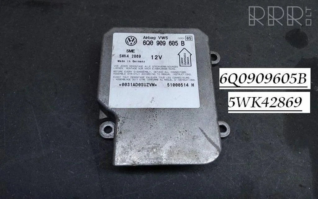 Turvapatjade juhtplokk 6Q0909605B