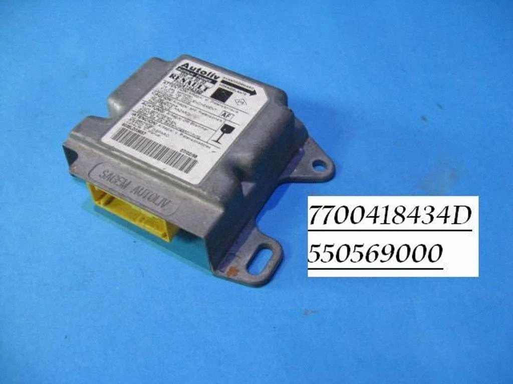 Drošības spilvenu vadības bloks 7700418434D
