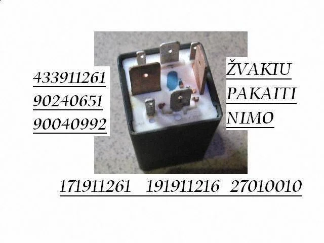 Glow plug pre-heat relay 90240651