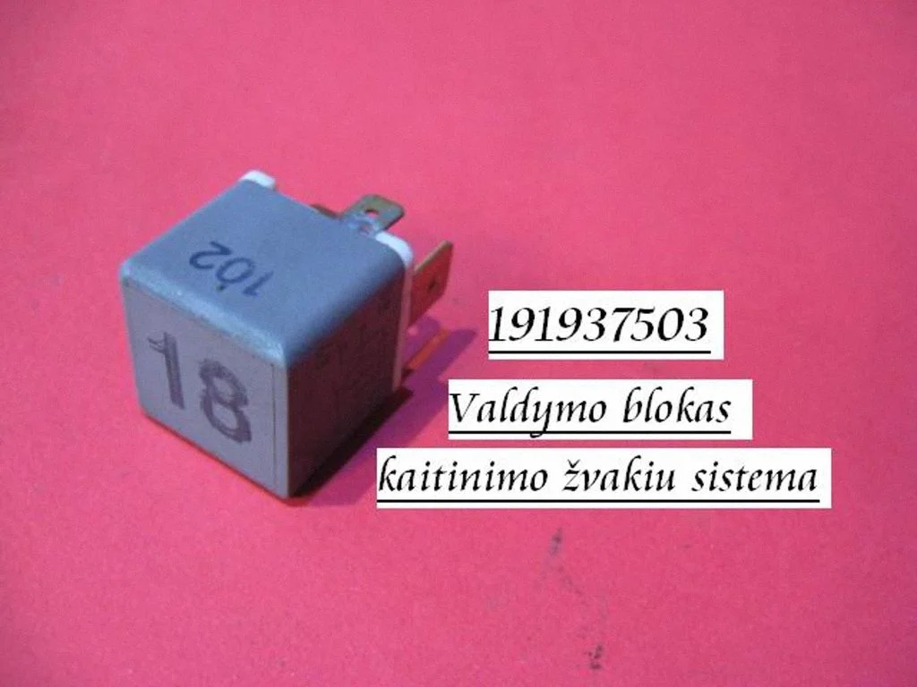 Eelsüüteküünalde relee 191937503