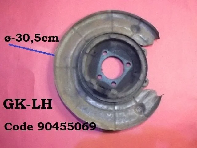 Aizmugurējā bremžu diska aizsargs 90455069