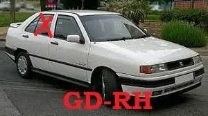 Galvenais aizmugurējo durvju stikls 43R000015