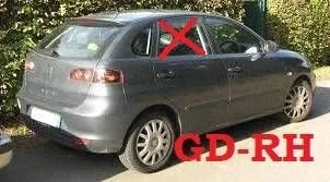 Galvenais aizmugurējo durvju stikls 6L4845026A