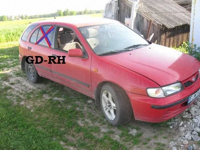 Pagrindinis galinių durų stiklas