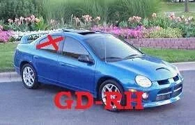 Pagrindinis galinių durų stiklas