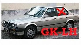 Pagrindinis galinių durų stiklas