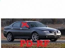 Pagrindinis priekinių durų stiklas (keturdurio)