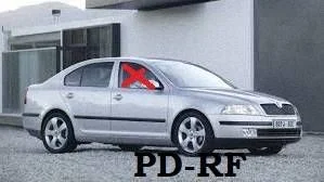 Szyba drzwi przednich (główna, 4-drzwiowe) 1Z0845202A