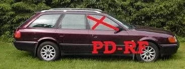 Esiukse põhiklaas (neljaukselise) – Audi 100 S4 C4 (1990-1995)