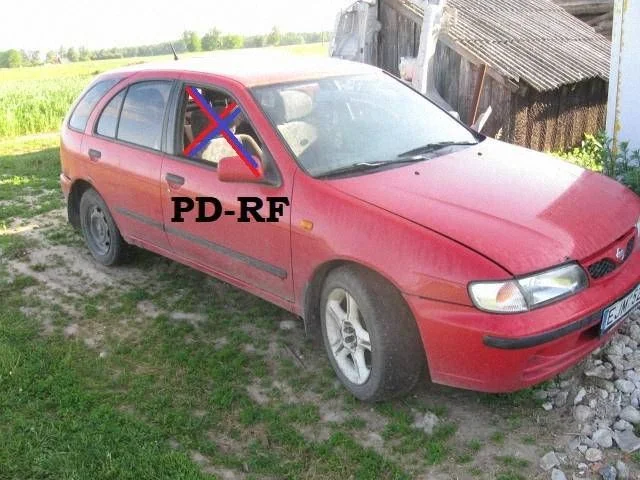 Galvenais priekšējo durvju stikls (četrdurvju) 43R0009