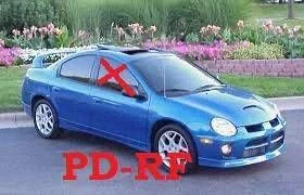 Pagrindinis priekinių durų stiklas (keturdurio)