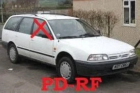 Front door window glass four-door 8230190J00