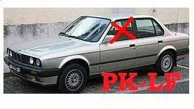 Pagrindinis priekinių durų stiklas (keturdurio)