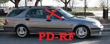 Galvenais priekšējo durvju stikls (četrdurvju) 43R001105