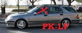 Galvenais priekšējo durvju stikls (četrdurvju) 43R001105