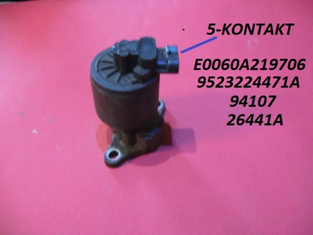 EGR-klapp E0060A219706