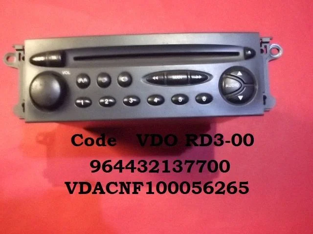 Radio, odtwarzacz CD/DVD, nawigacja RD300