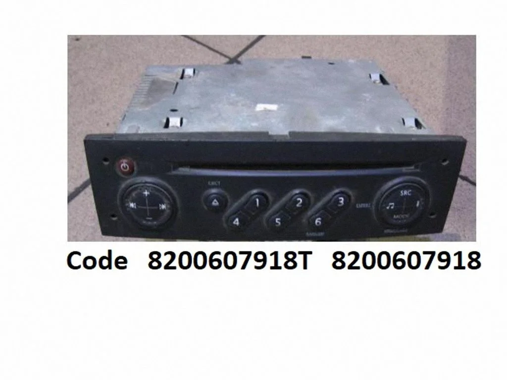 Radio/CD/DVD/GPS head unit 8200607918T