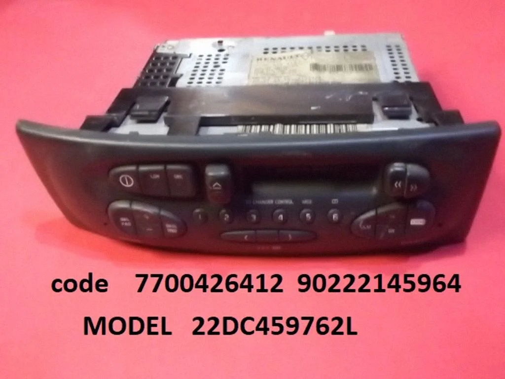 Radio/CD/DVD atskaņotājs/navigācija 7700426412