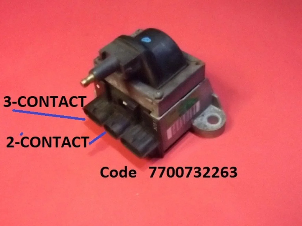 High voltage ignition coil 7700732263