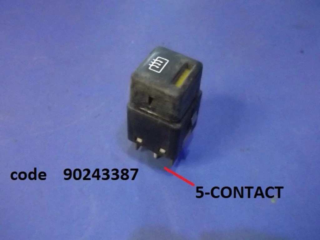 Klaasisoojenduse lüliti 90243387
