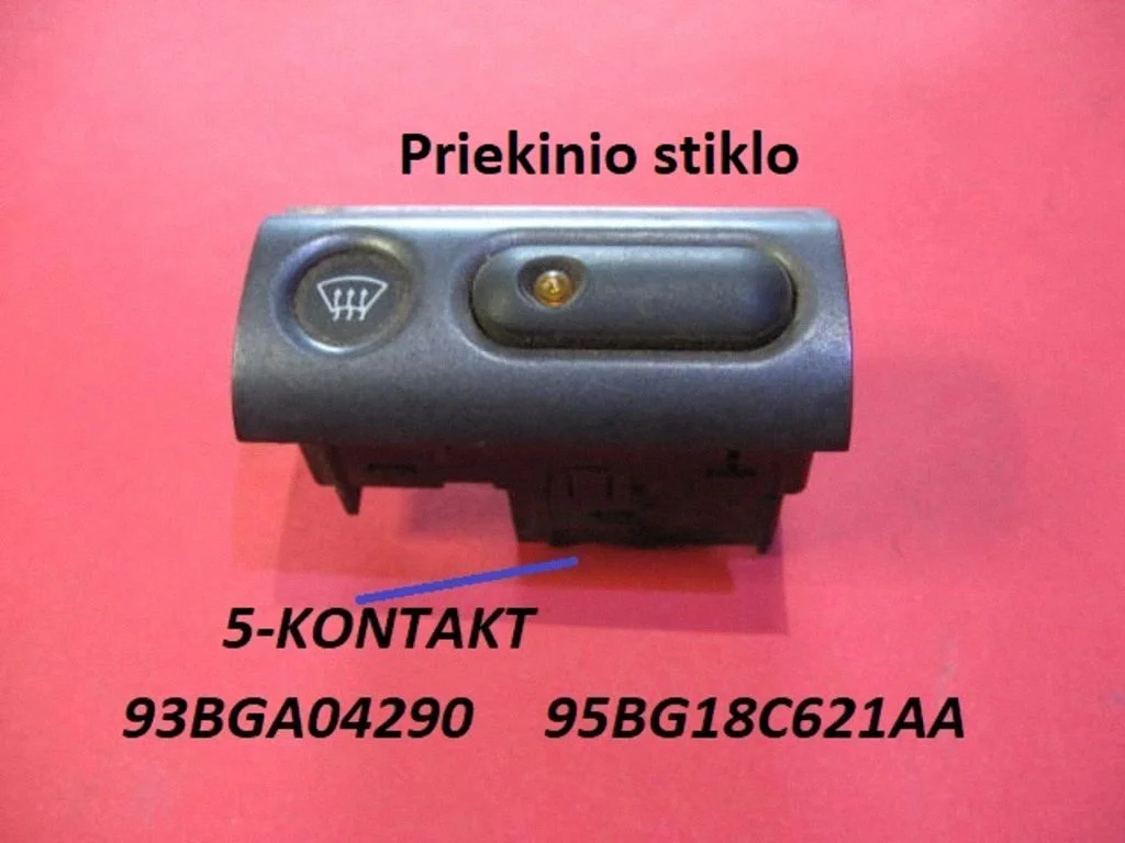 Stikla apsildes slēdzis 93BGA04290