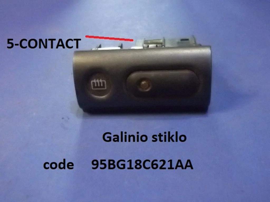 Stikla apsildes slēdzis 95BG18C621AA
