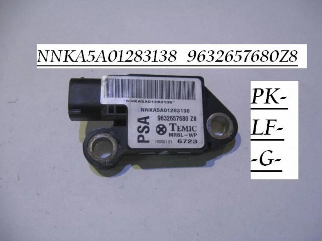 Airbag deployment crash/impact sensor NNKA5A01283138
