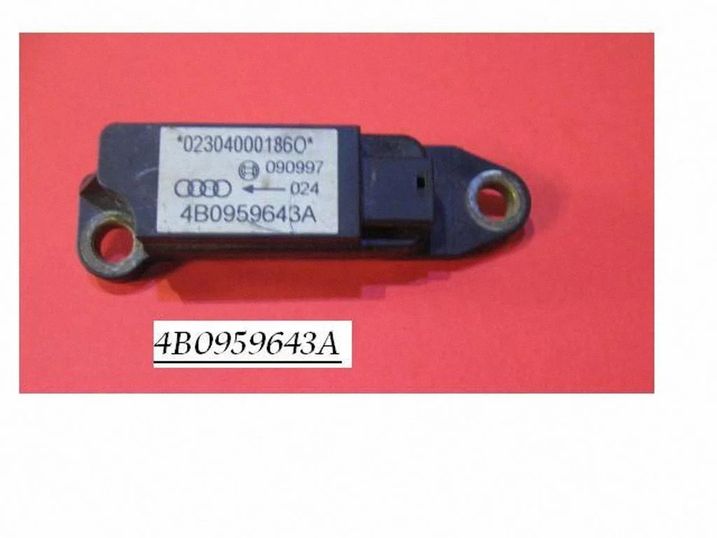 Drošības spilvenu trieciena sensors 4B0959643A