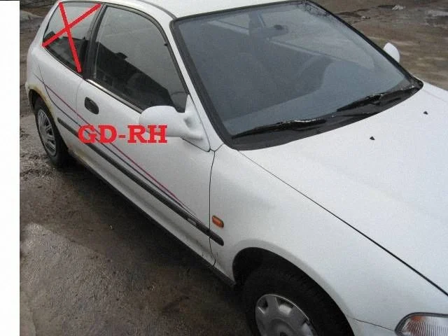 Galinis šoninis kėbulo stiklas
