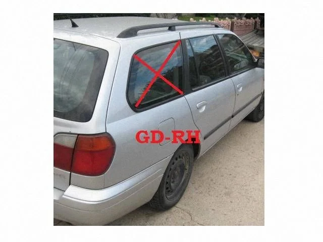 Galinis šoninis kėbulo stiklas
