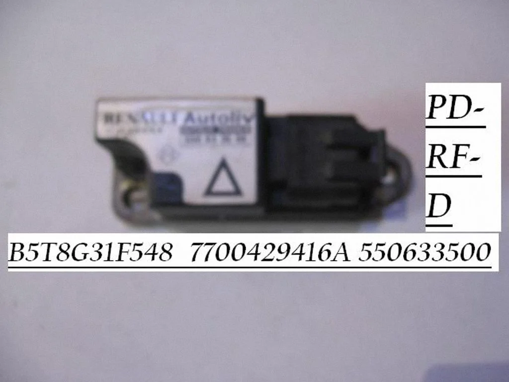 Drošības spilvenu trieciena sensors B5T8G31F548