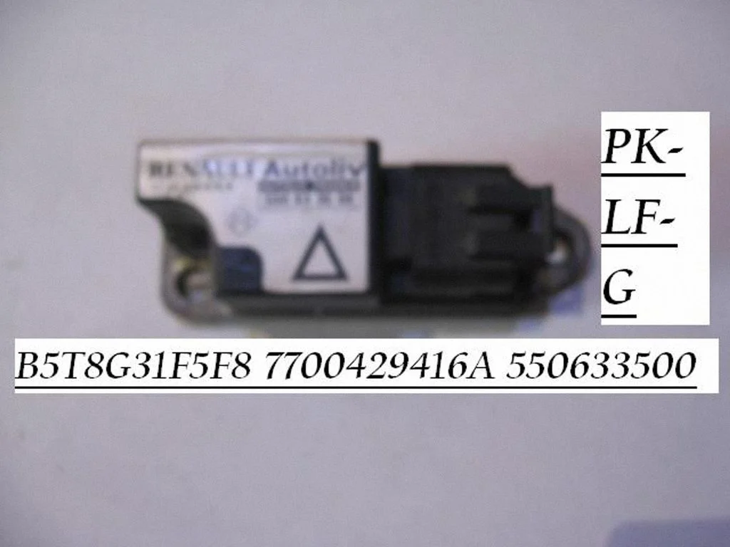 Drošības spilvenu trieciena sensors B5T8G31F5F8
