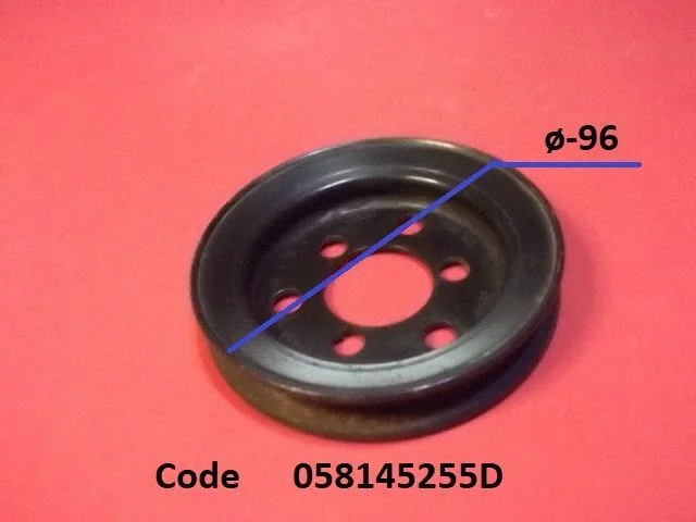 Koło pasowe pompy wspomagania 058145255D