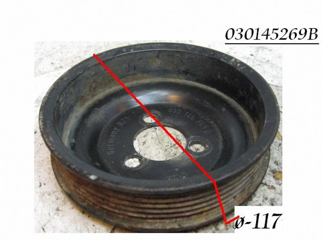 Roolivõimendi pumba rihmaratas 030145269B