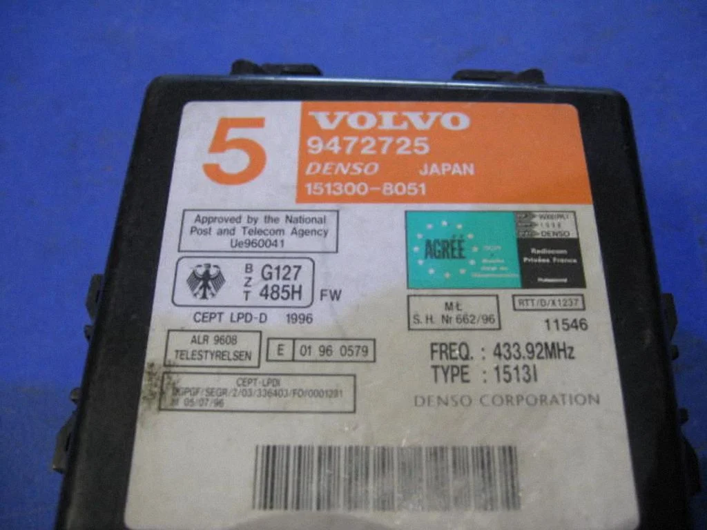 Sterownik immobilizera – Volvo S70  V70  V70 XC (1997-2000)