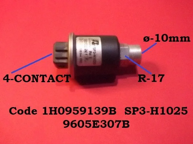 Air conditioning (A/C) pressure sensor – Volkswagen Sharan (2001-2010)