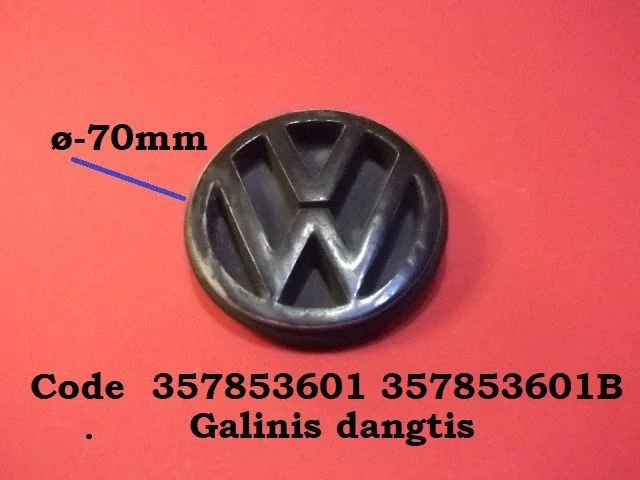 Gamintojo ženkliukas/ modelio raidės