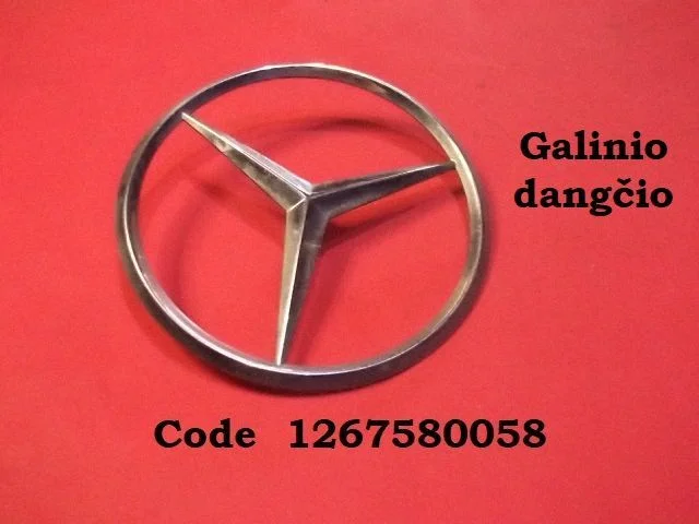 Gamintojo ženkliukas/ modelio raidės
