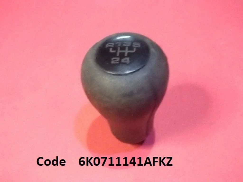 Gear lever shifter trim leather/knob 6K0711141AFKZ