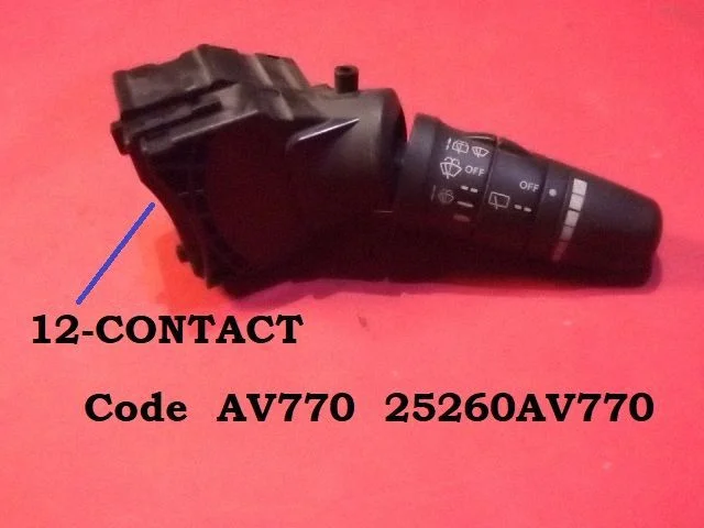 Wiper control stalk AV770