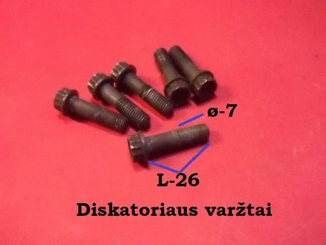 Smagračio varžtai