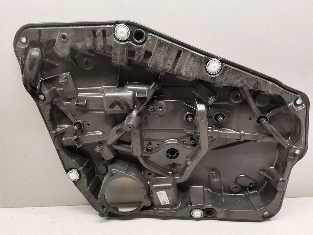 Rear window lifting mechanism without motor 7393460