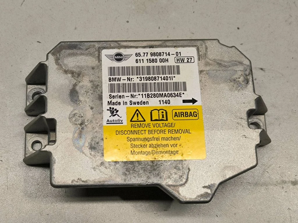 Airbag control unit/module 9808714