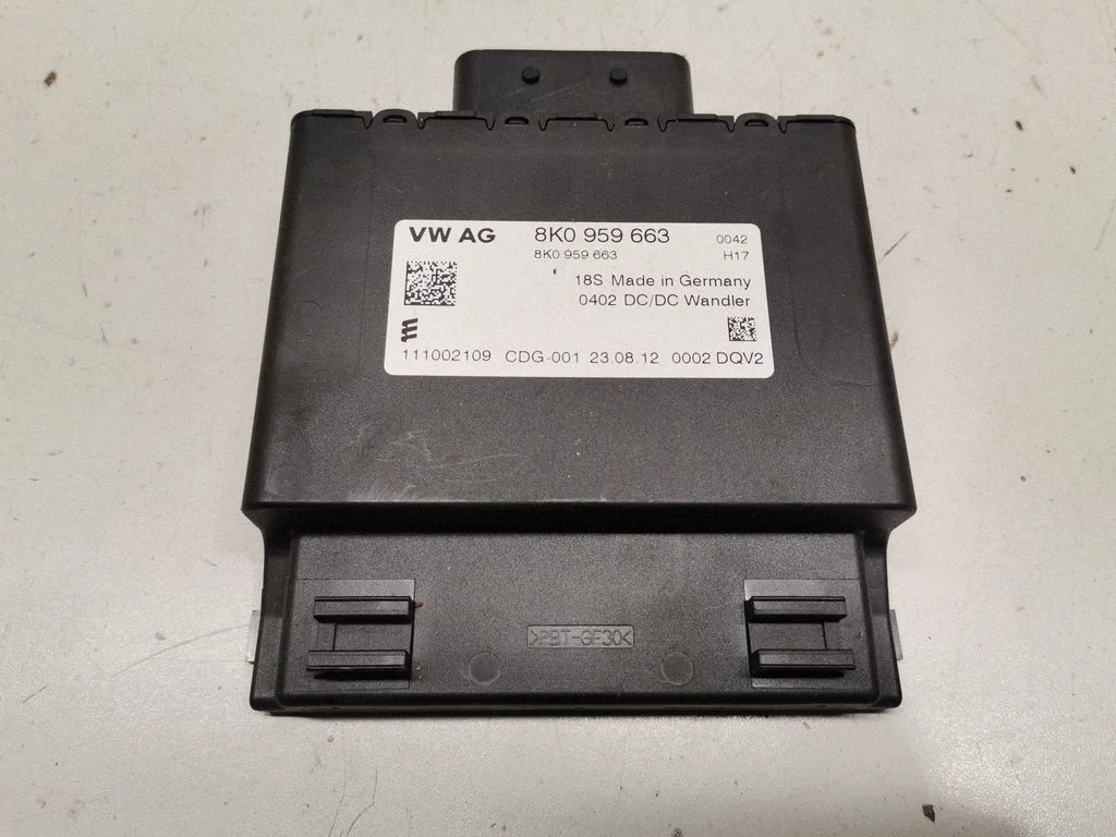 Other control units/modules 8K0959663